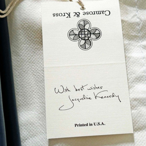 HANDBAG, JACKIE KENNEDY CLASSIC NAVY LEATHER WITH LEATHER BOW, NAVY, TWIN LEATHE - Picture 3 of 10